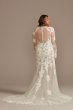 Long Slv Sequin Bodysuit Plus Tall Wedding Dress 4XL9SLMBSWG843