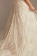 Cap Sleeve Point DEsprit Tall Wedding Dress 4XLMS251230