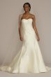 Strapless Drop Waist Lace Petite Wedding Dress 7CWG934