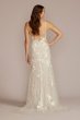 Lace Applique Tulle V-Neck Mermaid Wedding Gown MS251255