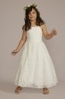 Shirred Halter Neck Ball Gown Flower Girl Dress WG1444
