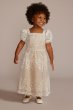 Floral Lace Cap Sleeve Flower Girl Dress WG1453