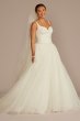 Sweetheart Beaded Tulle Ball Gown Wedding Dress CWG945