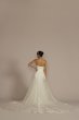 Lace Applique Wedding Dress with Removable Sleeves CWG954