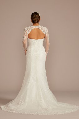 Embroidered Lace A-Line Wedding Dress MS251265