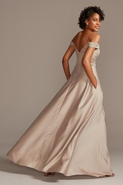 Chiffon Spaghetti Strap Bridesmaid Dress F20497