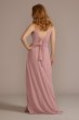 Chiffon Spaghetti Strap Bridesmaid Dress F20497