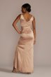 Stretch Charmeuse Drawstring Bridesmaid Dress F20611