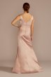 Stretch Satin V-Neck Tank Sheath Bridesmaid Dress F20674