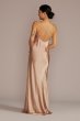 Charmeuse Cowl Neck Bridesmaid Dress GS290113