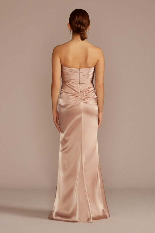 Charmeuse Bridesmaid Dress with Removable Straps GS290150