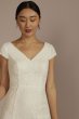 Allover Lace Cap Sleeve Mermaid Wedding Dress SDWG1174