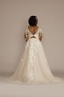 Illusion V-Neck Long Sleeve Lace Wedding Gown SLCWG924