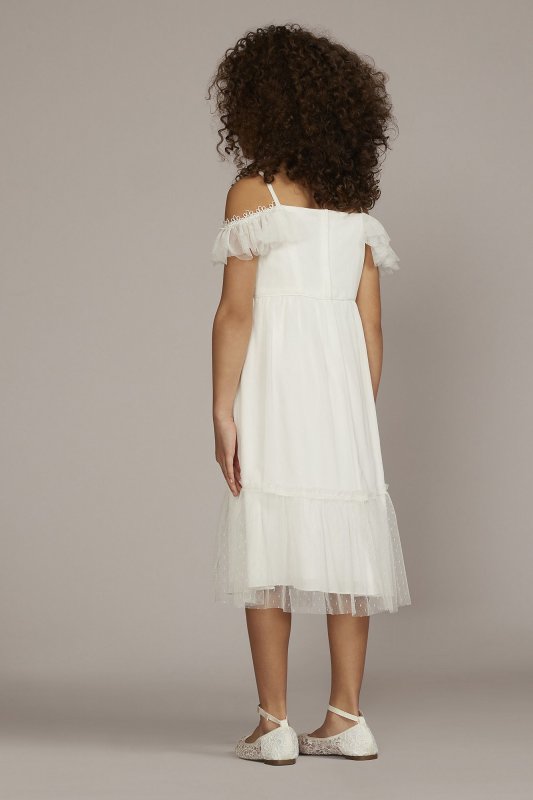 Crinkle Chiffon Boho Flower Girl Dress WG1464