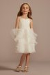 Spaghetti Strap Ruffle Skirt Flower Girl Dress WG1478