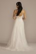 Scoop Back Boned Bodice Lace Wedding Dress WG4090
