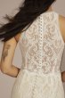 Halter Neck Button Back Allover Lace Wedding Dress WG4091