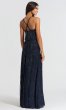 Blouson Long Navy Bridesmaid Dress AP-091891180-N