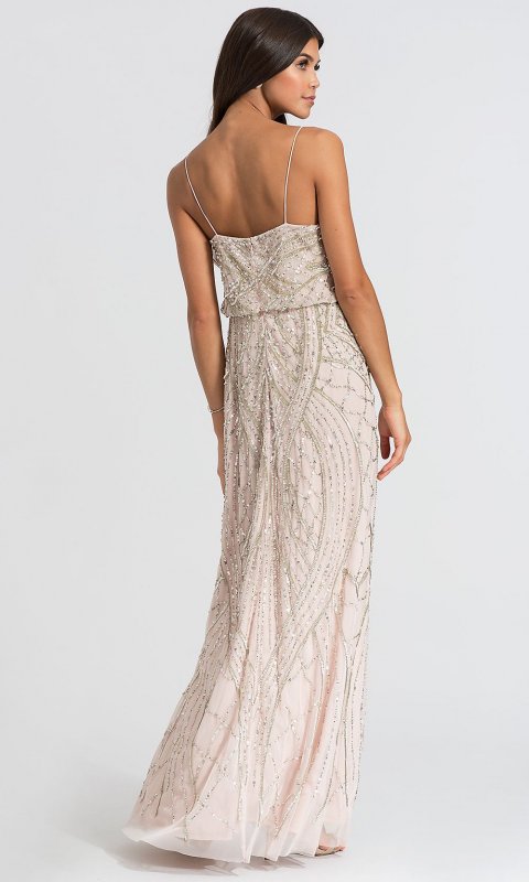 Shell Long Beaded Bridesmaid Dress AP-091909130