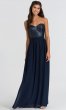 Long Strapless Bridesmaid Dress by BJ-BM-1630