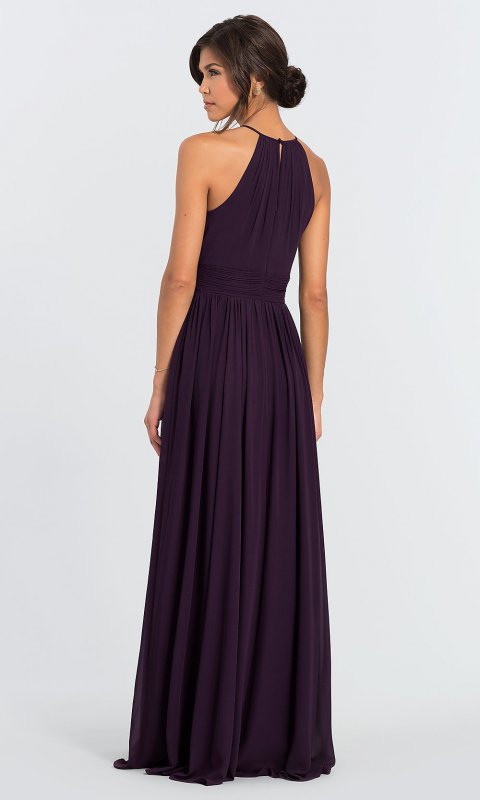 Long Chiffon Bridesmaid Dress BLF-L-7002