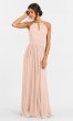 Long Chiffon Bridesmaid Dress BLF-L-7002