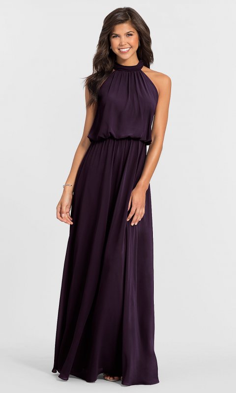 Long Chiffon Bridesmaid Dress BLF-L-7003