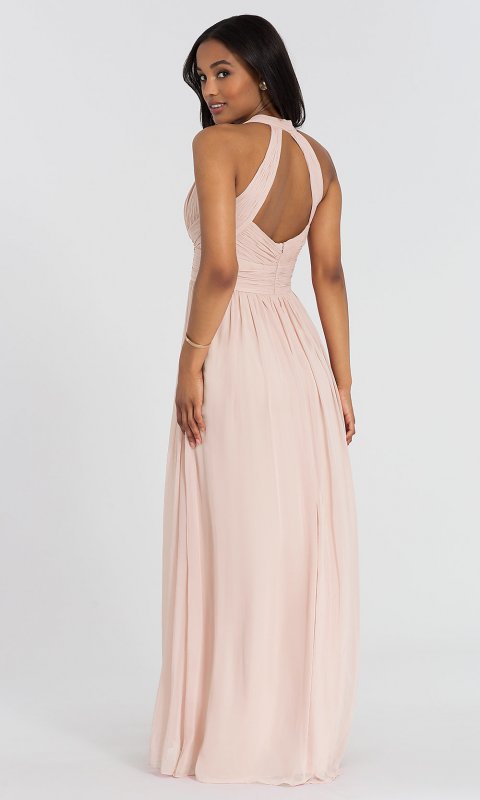 V-Neck Long Bridesmaid Dress DG-D-2908