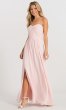 Long Strapless Social Bridesmaids Dress DG-S-8159