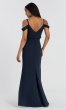 Social Bridesmaids Cold-Shoulder Long Formal Dress DG-S-8183