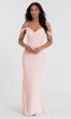 Social Bridesmaids Cold-Shoulder Long Formal Dress DG-S-8183