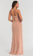 Long Platinum Bridesmaids Dress HOW-APPBM-40113