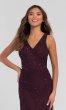 Sequined Platinum Bridesmaids Dress HOW-APPBM-40123