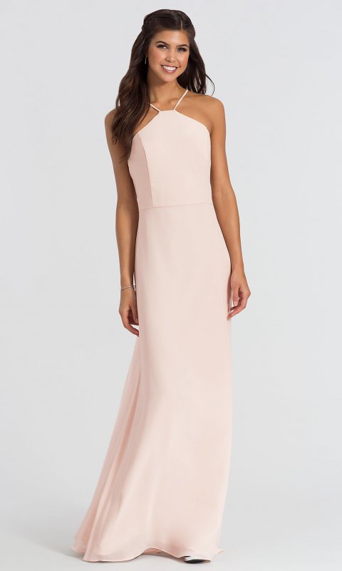 Long Chiffon Bridesmaid Dress by HYP-5611