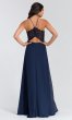 Lace-Bodice Long Bridesmaid Dress HYP-5715