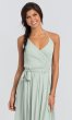 V-Neck Chiffon DC Long Formal Bridesmaid Wrap Dress JAUG-C-DC-Long