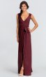 Wrap-Style Chiffon Newbury Long Bridesmaid Dress JAUG-C-Newbury-Long