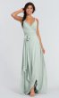 Parker Long Wrap-Style Chiffon Bridesmaid Dress JAUG-C-Parker-Long