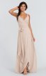 Parker Long Wrap-Style Chiffon Bridesmaid Dress JAUG-C-Parker-Long