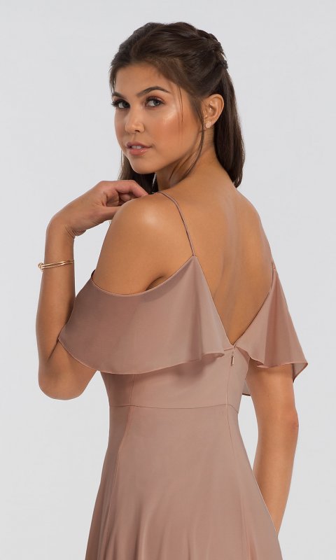 Long Off-Shoulder Mila Bridesmaid Dress JY-BM-Mila