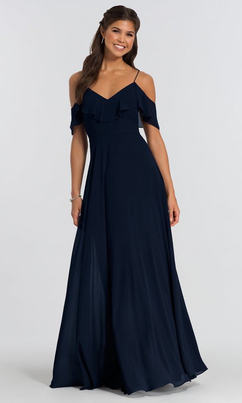 Long Off-Shoulder Mila Bridesmaid Dress JY-BM-Mila