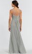 Long Illusion-Neckline Bridesmaid Dress KL-200002-v