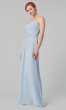 Illusion-Neckline Long Bridesmaid Dress KL-200002