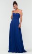 Long Chiffon Bridesmaid Dress with Straps KL-200009-v