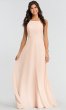 Open-Back Chiffon Long Bridesmaid Dress KL-200010