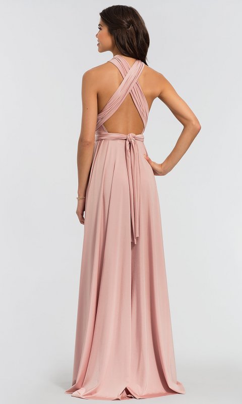 Long Convertible Jersey Bridesmaid Dress by KL-200022-v