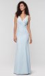 Long Brushed Satin Bridesmaid Dress KL-200029