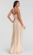 Long Glitter Blouson Bridesmaid Dress KL-200088