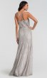 Long Beaded Blouson Bridesmaid Dress KL-200092