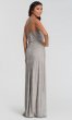 V-Neck Long Beaded Bridesmaid Dress KL-200093